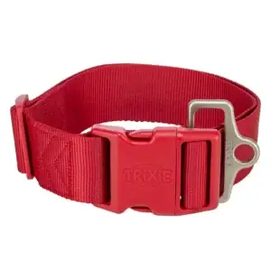 Trixie Premium Halsband - rot, Größe: L-XXL