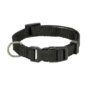 Trixie Premium Halsband - schwarz, Größe XXS-XS