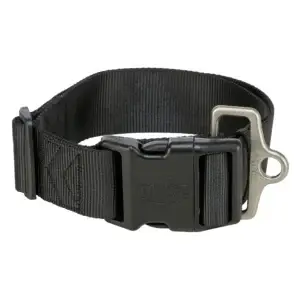Trixie Premium Halsband - schwarz, Größe: L-XXL