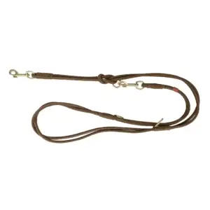 Trixie Pure Verlängerungsleine, Leder rund  2m/10mm - braun