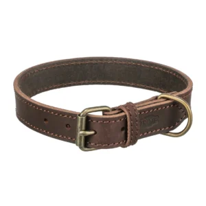 Trixie Rustic Fettleder-Halsband - Größe M