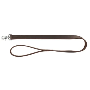 Trixie Rustic Fettleder Hundeleine - dunkelbraun, Größe: L-XL