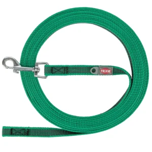 Trixie Schleppleine, gummiert - 10m, grün