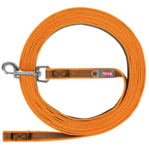 Trixie Schleppleine, gummiert - 10m, orange