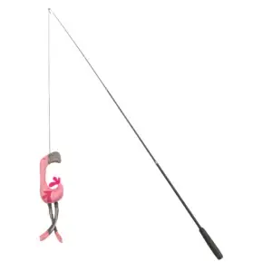 Trixie Teleskop-Spielangel Flamingo