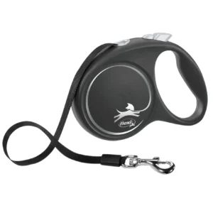 Trixie flexi BLACK DESIGN Gurt - schwarz - Größe L