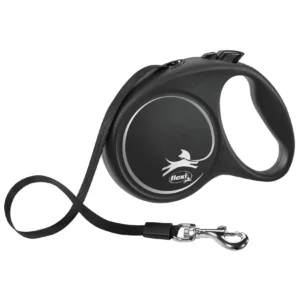 Trixie flexi BLACK DESIGN Gurt - schwarz - Größe M
