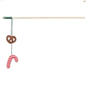 Trixie Xmas Spielangel Zuckerstange Holz 48cm