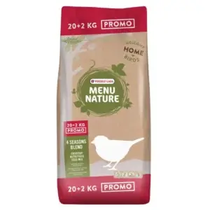 Versele-Laga Menu Nature - 4 Seasons Blend - Vierjahreszeiten Streufutter / Ganzjahresfutter - 20kg + 2kg Gratis