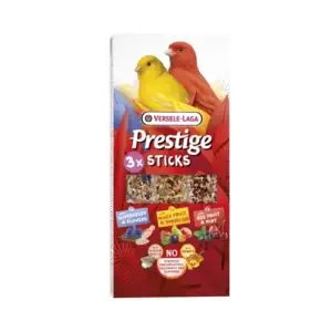 Versele-Laga Prestige Sticks Kanarien Triple Variety Pack - 3 Geschmacksrichtungen 90g - 3x30g