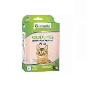Vetlando Kokolaurin Anti-Zecken & Floh-Halsband Katze 35 cm
