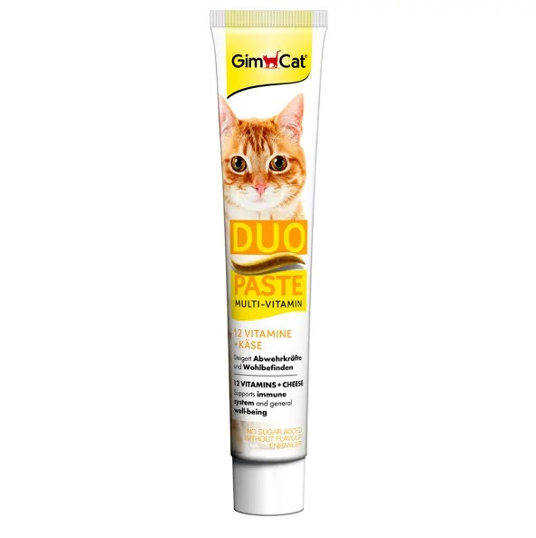GimCat - Duo Paste Multi-Vitamin 12 Vitamine + Käse 50g