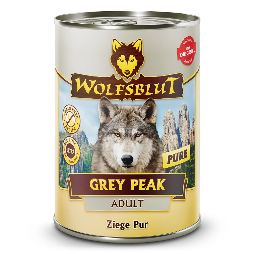 Wolfsblut Adult Grey Peak Pure - Ziege Pur 395g Dose