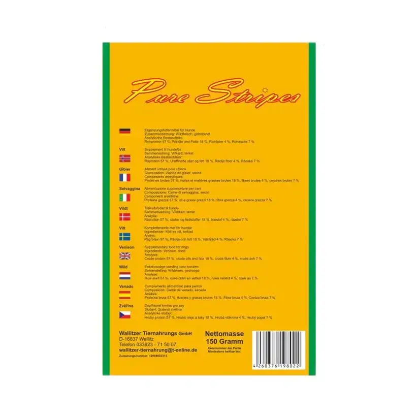 Wallitzer Fleischstreifen Wild 150g – Bild 3