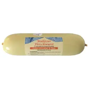 Wallitzer Fleischwurst Huhn mit Leber & Reis 400g