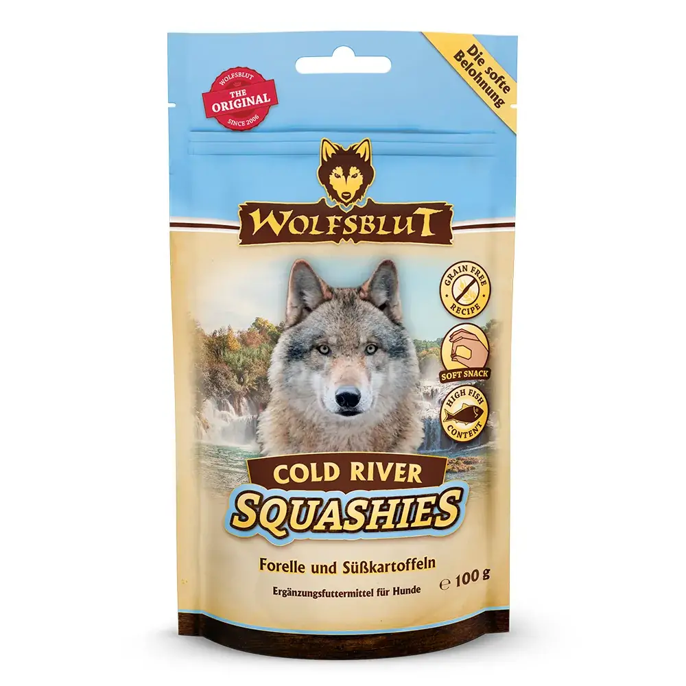 Wolfsblut Squashies Cold River Forelle & Süßkartoffeln 100g