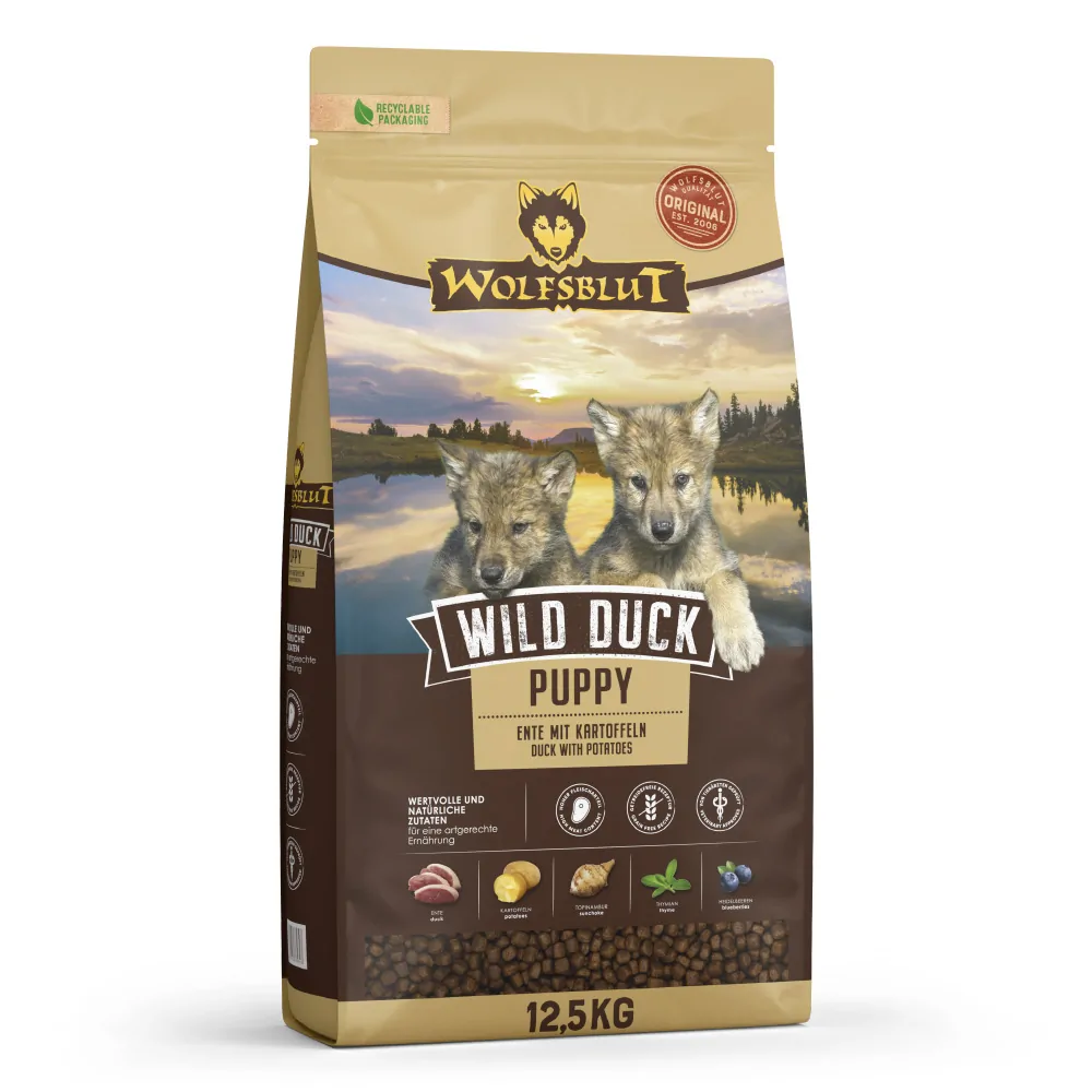 Wolfsblut Puppy Wild Duck - Ente und Kartoffel