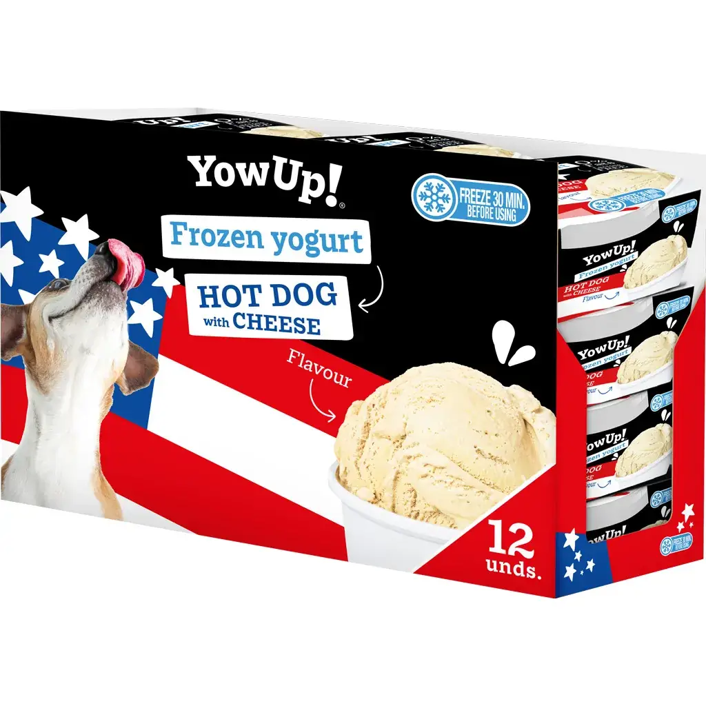 YowUp! Frozen Yoghurt Hot dog mit Käse – Bild 3