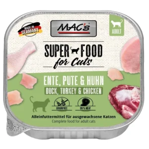 Mac´s - Katzen Schale - Ente, Pute & Huhn 100g