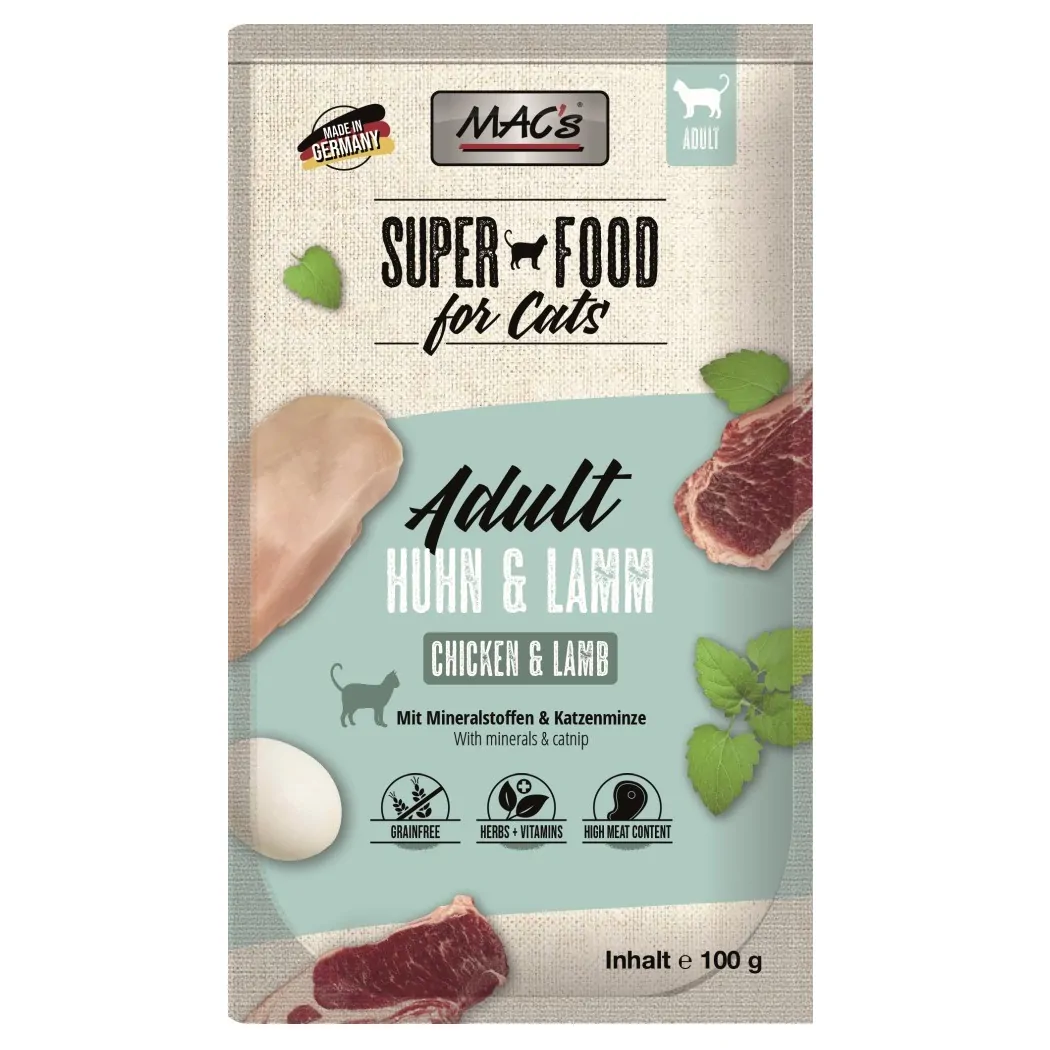 Mac´s - Katze Pouch - Huhn & Lamm 100g