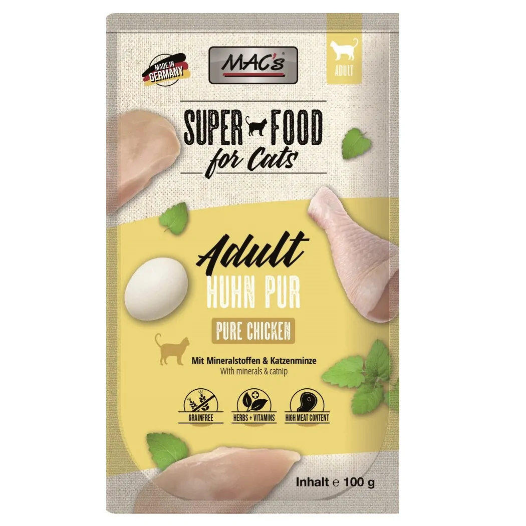 Mac´s - Katze Pouch - Huhn Pur