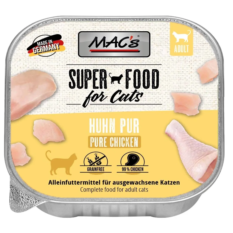 Mac´s - Katzen Schale - Huhn Pur 100g