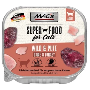 Mac´s - Katzen Schale - Wild & Pute 100g