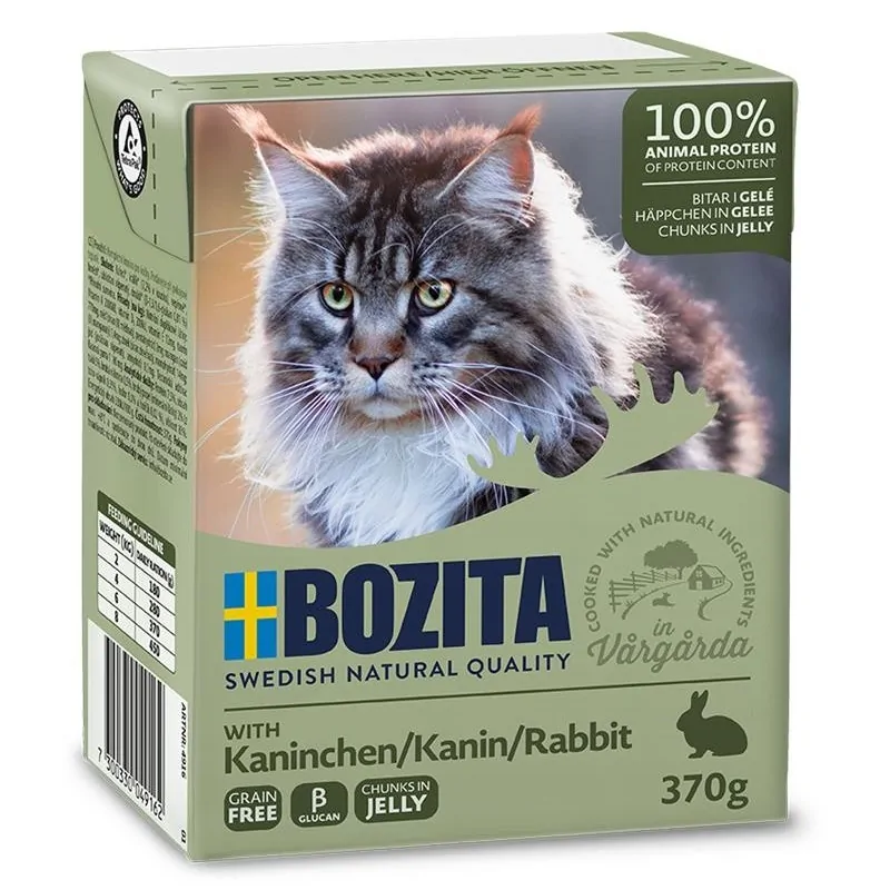 Bozita Häppchen in Gelee mit Kaninchen 370g