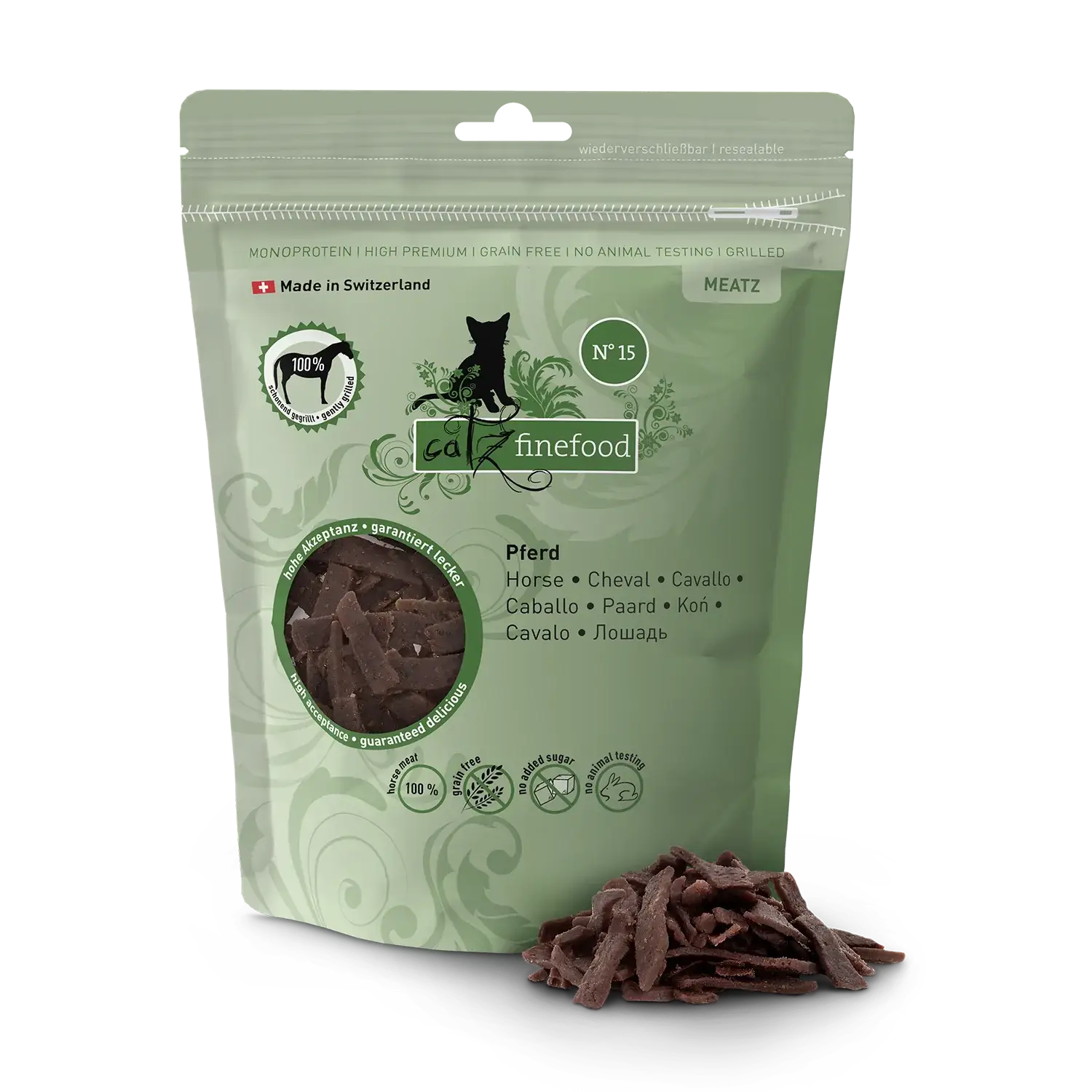 catz finefood Meatz N° 15 Pferd 45g – Bild 2