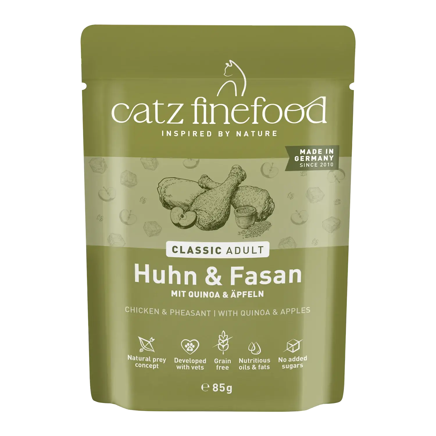 catz finefood® CLASSIC Adult Huhn & Fasan 85g