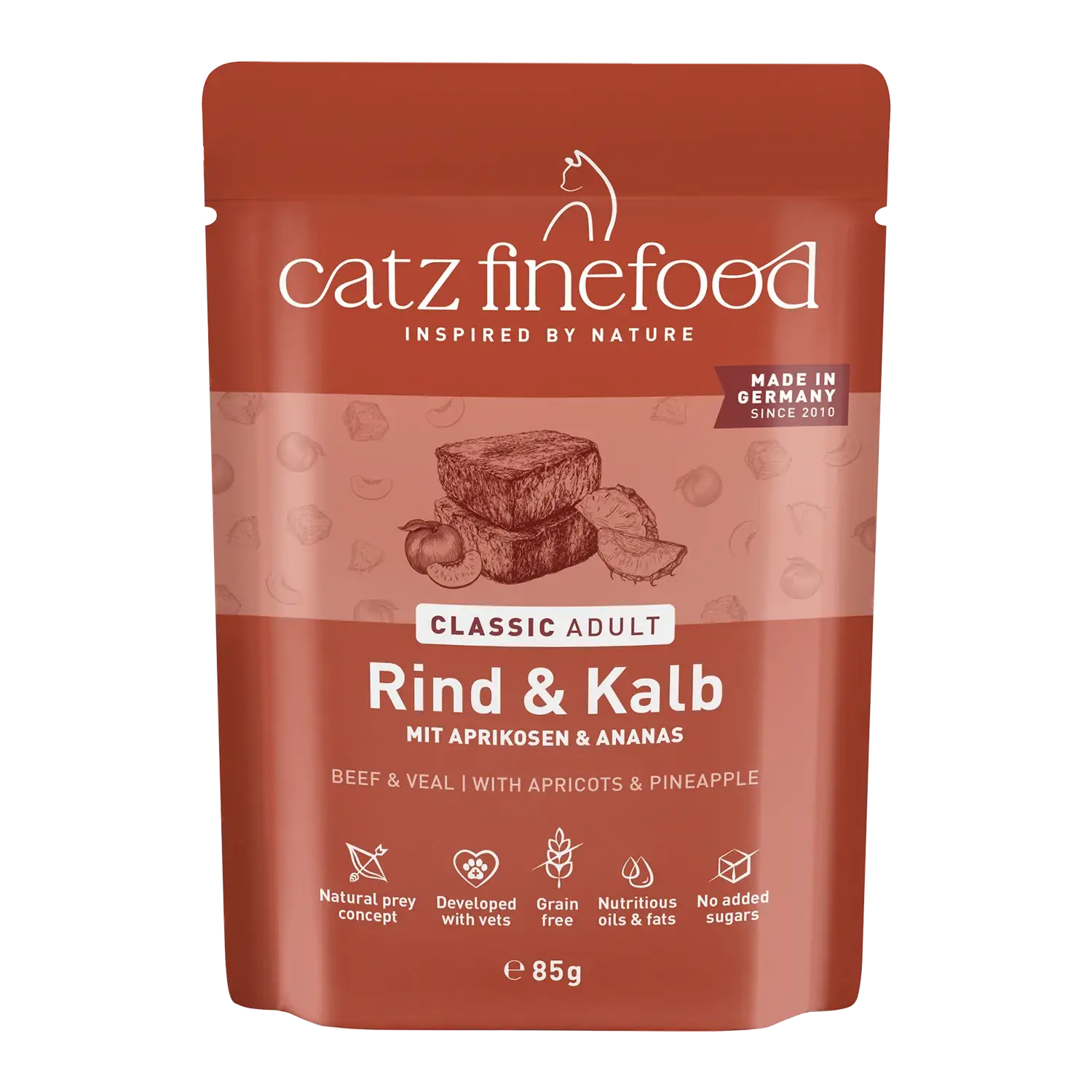 catz finefood® CLASSIC Adult Rind & Kalb 85g