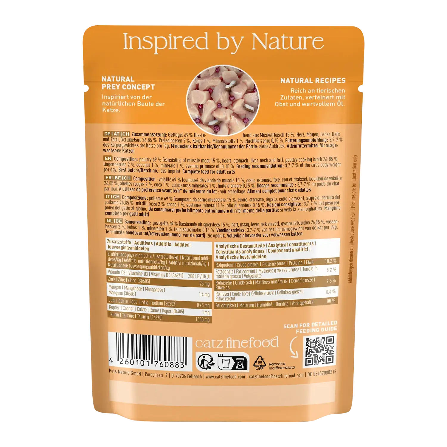 catz finefood® CLASSIC Adult Geflügel 85g – Bild 3