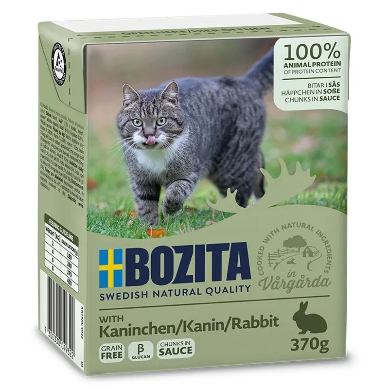 Bozita Häppchen in Soße mit Kaninchen 370g
