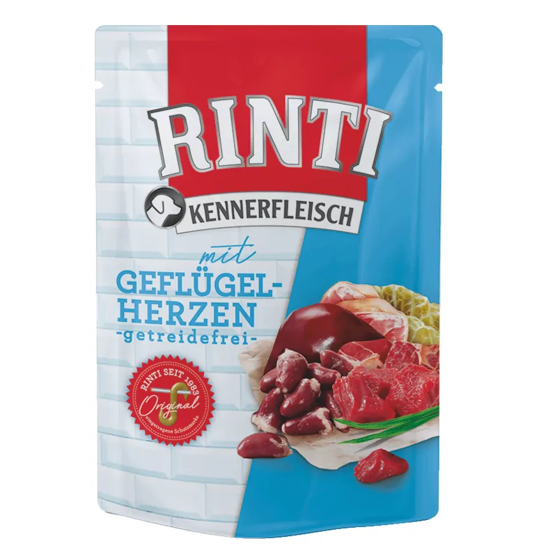 Rinti Kennerfleisch - Geflügelherzen 400g (Beutel)