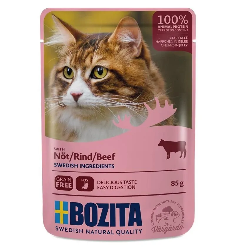 Bozita Fisch & Fleisch-Menü Häppchen in Gelee 12x85g – Bild 6