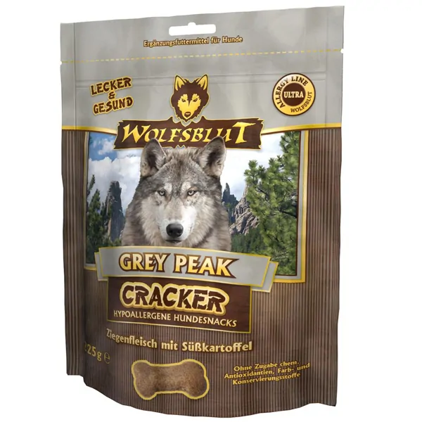 Wolfsblut Cracker Grey Peak - Ziegenfleisch & Süßkartoffel 225g