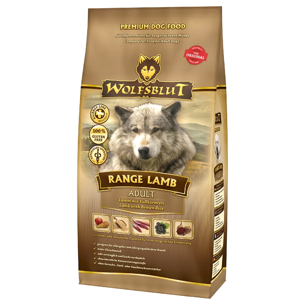 Wolfsblut Adult Range Lamb - Lamm und Vollkornreis