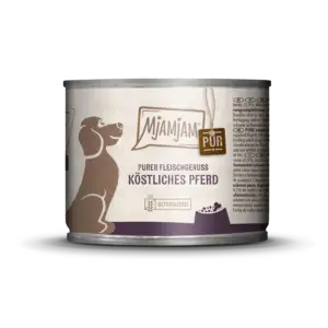Mjamjam Dog Purere Fleischgenuss - köstliches Pferd PUR - 200g
