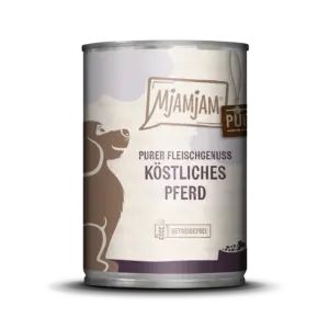 Mjamjam Dog Purere Fleischgenuss - köstliches Pferd PUR - 400g