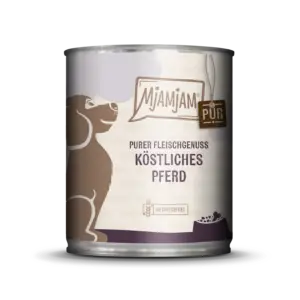 Mjamjam Dog Purere Fleischgenuss - köstliches Pferd PUR