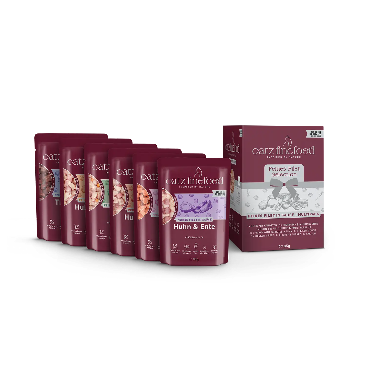 catz finefood® FEINES FILET IN SAUCE Multipack 6x85g