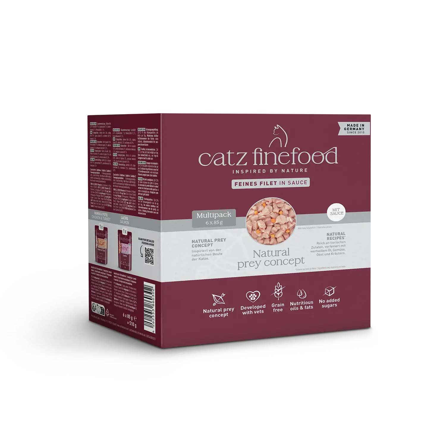 catz finefood® FEINES FILET IN SAUCE Multipack 6x85g – Bild 3
